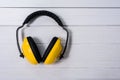 Yellow Protective ear muffs