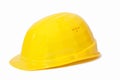 Yellow protective helmet Royalty Free Stock Photo