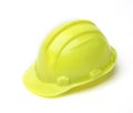 Yellow protective helmet Royalty Free Stock Photo