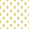 Yellow protractor pattern seamless