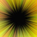 Yellow psychedelic geometrcial exlosive concept background