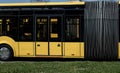 Yellow public bus