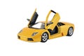 Yellow Racing Toy Car Sport Vehicle Childrens Gift Royalty Free Stock Photo