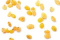 Group of yellow raisins