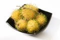 Yellow Rambutan Tropical Fruits Royalty Free Stock Photo