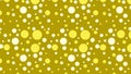 Yellow Random Scattered Dots Pattern