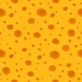 Yellow realistic cheese texture, vector