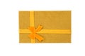 Yellow rectangular gift boxes