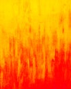 Yellow and red abstract background painted wall texture Royalty Free Stock Photo