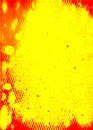 Yellow, red abstract vertical background with copy space for text or your images Royalty Free Stock Photo