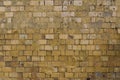 Yellow Red brick wall texture grunge background Royalty Free Stock Photo