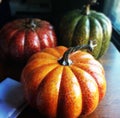 color pumpkins Royalty Free Stock Photo