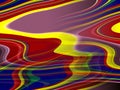 Blue red yellow purple fluid abstract forms, colorful vivid bright abstract background Royalty Free Stock Photo