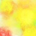 Yellow red orange stains of watercolor paint with a gradient. Abstract backdrop wallpaper background, beautiful texture stains of Royalty Free Stock Photo