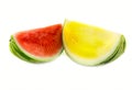 Yellow and red watermelon Royalty Free Stock Photo