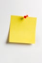 Yellow reminder note Royalty Free Stock Photo