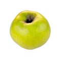 Yellow Renetta Apple on white background Royalty Free Stock Photo