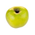 Yellow Renetta Apple on white background Royalty Free Stock Photo