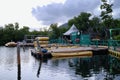 Yellow Rental Kayaks Ready to Go