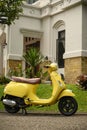 Yellow Retro Motorcycle