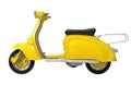 Yellow Retro Scooter