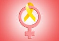 Yellow ribbon for Endometriosis