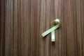 Yellow ribbon on wooden background,Suicide prevention,Cancer disease awareness concept,Top view and copy space for text