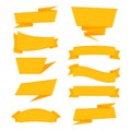 Yellow ribbons set