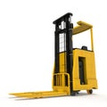 Yellow Rider Stacker isolated on white 3D Illustration