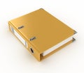 Yellow ring binder