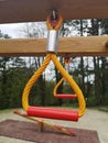 Gymnastics at Children Playground Rings