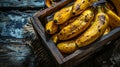 yellow ripe bananas