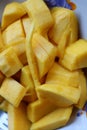 Yellow ripe mango, delicious Thai fruit