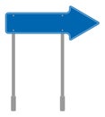 Yellow road sign, triangular traffic symbol
