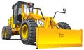 Yellow roadgrader