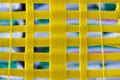 Yellow rope weave Royalty Free Stock Photo