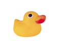 yellow rubber duck with red beak Royalty Free Stock Photo