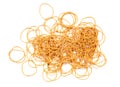Yellow rubber elastics Royalty Free Stock Photo