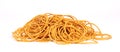 Yellow rubber elastics Royalty Free Stock Photo