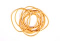 Yellow rubber elastics Royalty Free Stock Photo