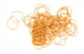 Yellow rubber elastics Royalty Free Stock Photo