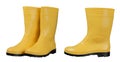 Yellow Rubber Safety Boots