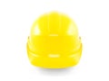 Yellow safety helmet