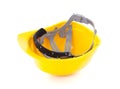 Yellow safety helmet Royalty Free Stock Photo
