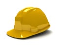 Yellow safety helmet