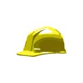 Yellow safety helmet hard hat isolated on white background Royalty Free Stock Photo