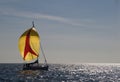 Yellow sails Royalty Free Stock Photo