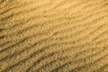 Yellow sand desert dunes.Drought, arid climate.Martian surface.