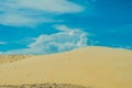 Yellow sand in the desert, Vietnam Royalty Free Stock Photo