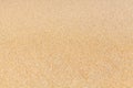 Yellow sand texture close up background, sandy pattern, natural fine sand grains backdrop, clean flat beige sand top view, space Royalty Free Stock Photo